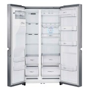 LG 625L Side by Side (Shiny Steel) - Energiklasse F, Vann/isdispenser med vanntilkobling og Smart Diagnosis™ med Wi-Fi, GSL960PZBZ, thumbnail 7