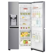 LG 625L Side by Side (Shiny Steel) - Energiklasse F, Vann/isdispenser med vanntilkobling og Smart Diagnosis™ med Wi-Fi, GSL960PZBZ, thumbnail 12