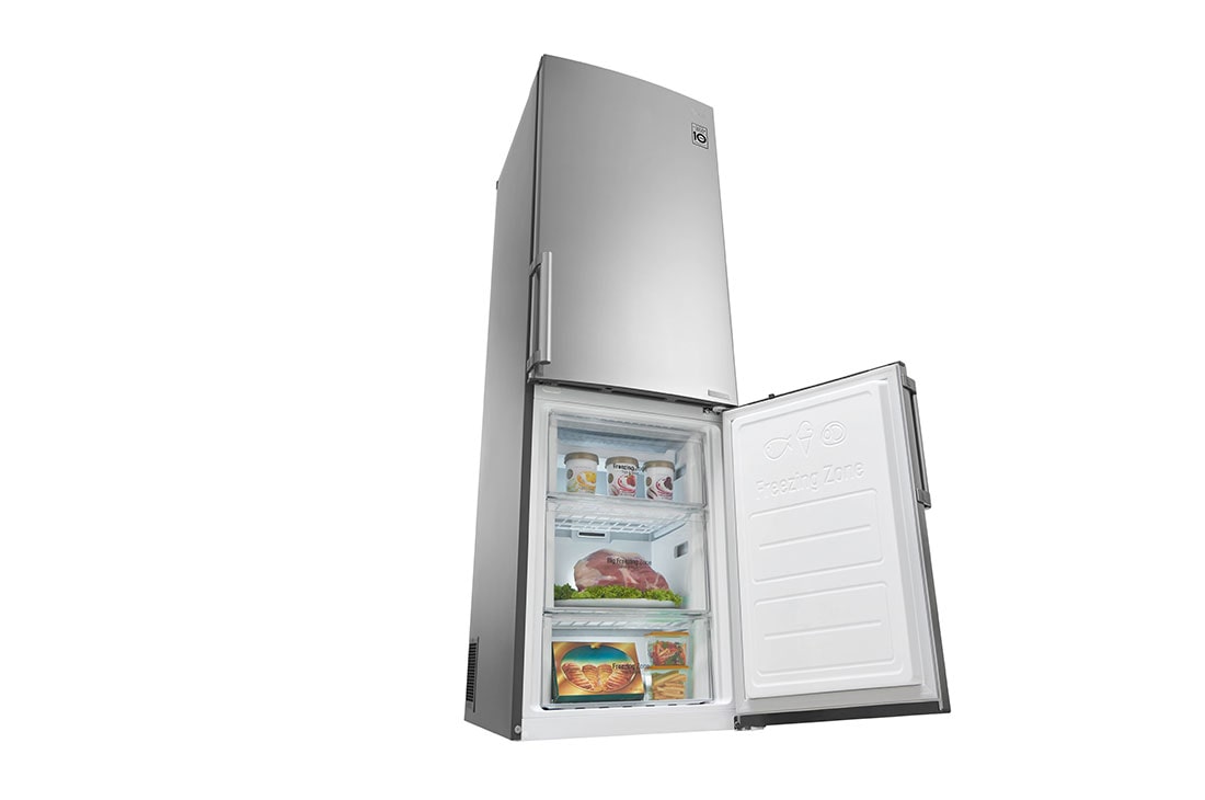 LG Ny Kombiskap med Total No Frost, 201cm (nettovolum 343 liter), GBB60PZSFB, thumbnail 7