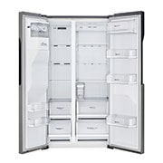 LG 606L Side by Side (Mørkegrå) - Energiklasse F, Vann/isdispenser uten vanntilkobling, Smart Diagnosis™, GSL361ICEV, thumbnail 2