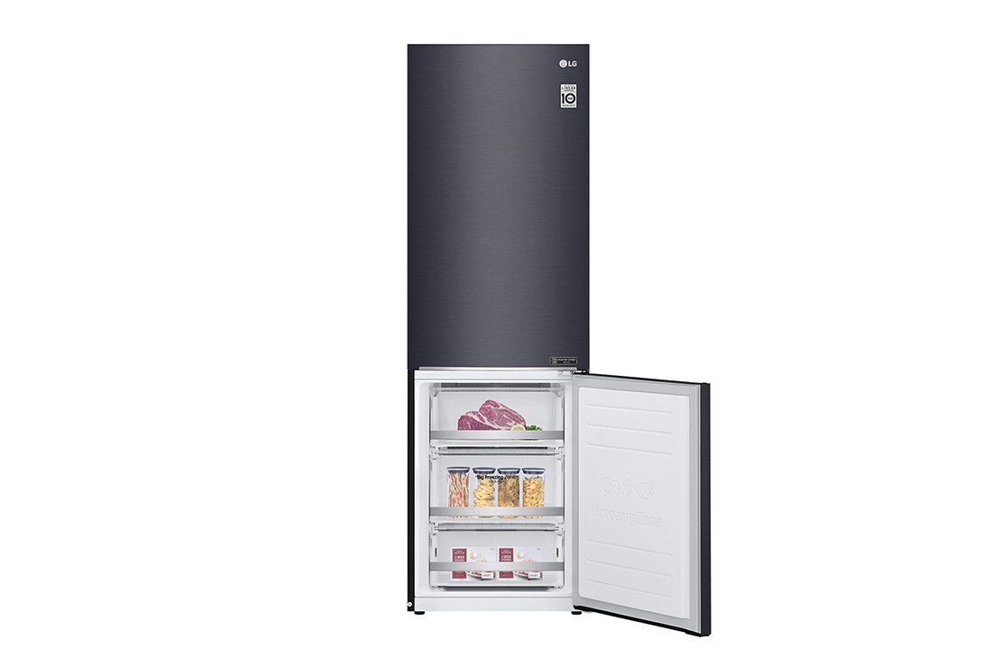 LG 1.86M 341L Kombiskap(Matte Black) - Energiklasse D, Door Cooling™ , GBB71MCEFN, thumbnail 9
