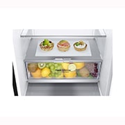 LG 1.86M 341L Kombiskap(Matte Black) - Energiklasse D, Door Cooling™ , GBB71MCEFN, thumbnail 5
