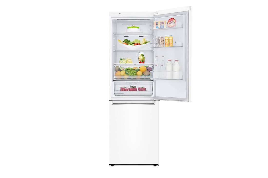 LG 1.86M 341L Kombiskap(Hvit) - Energiklasse E, Door Cooling™, GBB61SWHZN, thumbnail 4