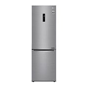 LG 1.86M 341L Kombiskap(Shiny Steel) - Energiklasse E, Door Cooling™ og Smart Diagnosis™ med Wi-Fi, GBB61PZHZN, thumbnail 1
