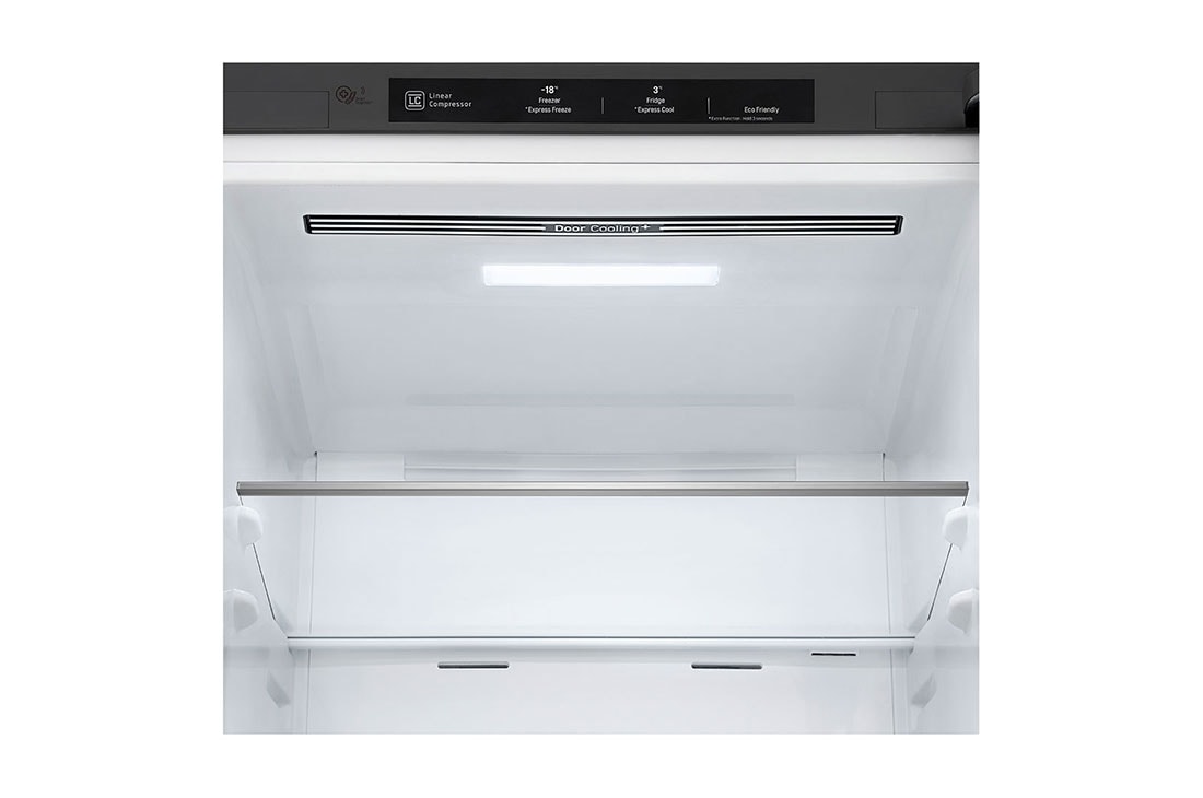 LG 1.86M 341L Kombiskap(Shiny Steel) - Energiklasse D, Door Cooling™, GBB71PZEFN, thumbnail 8