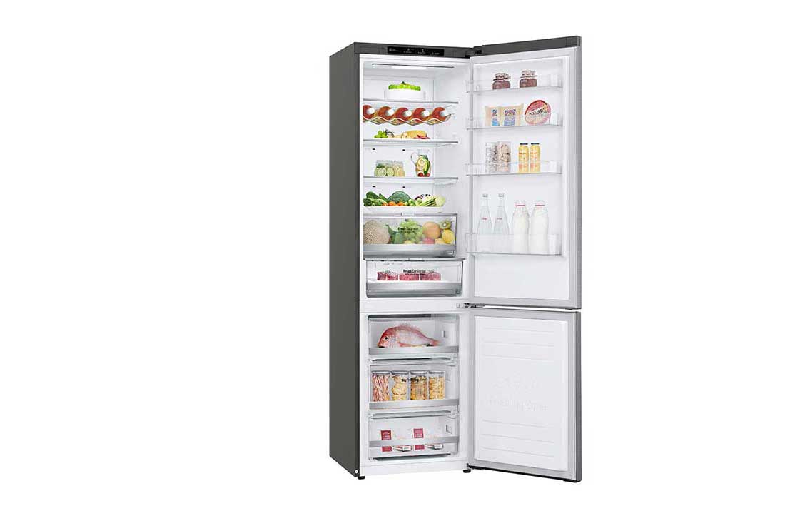 LG 2.03M 384L Kombiskap(Shiny Steel) - Energiklasse D, Door Cooling™, GBB72PZEFN, thumbnail 10