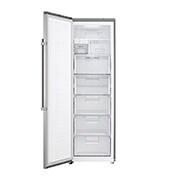 LG 323L Frittstående fryseskap (Shiny Steel) - Energiklasse F, Total No Frost og  Smart Diagnosis™ med Wi-Fi, KF5237PZJZ, thumbnail 3