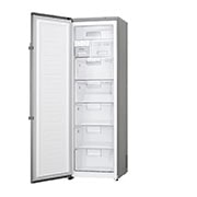 LG 323L Frittstående fryseskap (Shiny Steel) - Energiklasse F, Total No Frost og  Smart Diagnosis™ med Wi-Fi, KF5237PZJZ, thumbnail 6