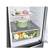LG 1.86M 341L Kombiskap(Dark Silver) - Energiklasse E, Door Cooling™, GBP31DSLZN, thumbnail 3