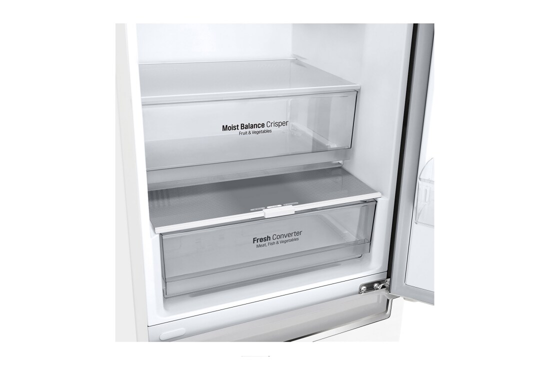 LG 2.03M 384L Kombiskap(Hvit) - Energiklasse D, Door Cooling™ og Smart Diagnosis™ med Wi-Fi, GBB62SWFFN, thumbnail 7