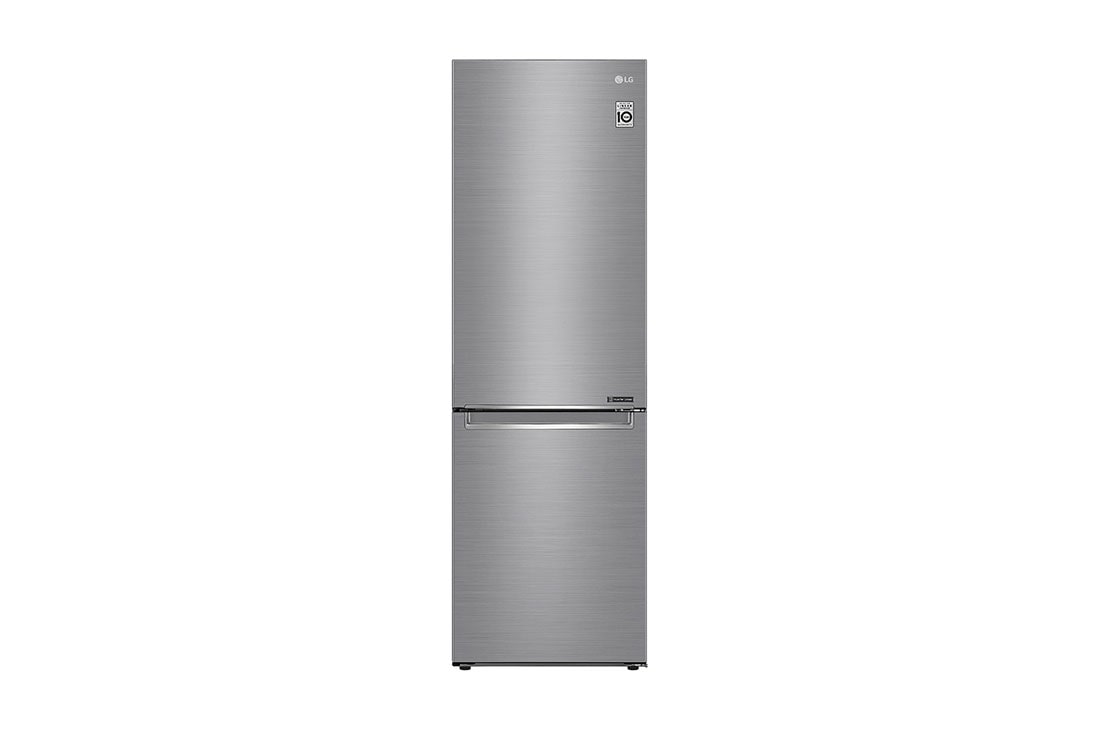 LG 1.86M 341L Kombiskap(Shiny Steel) - Energiklasse E, Door Cooling™, GBB71PZEZN