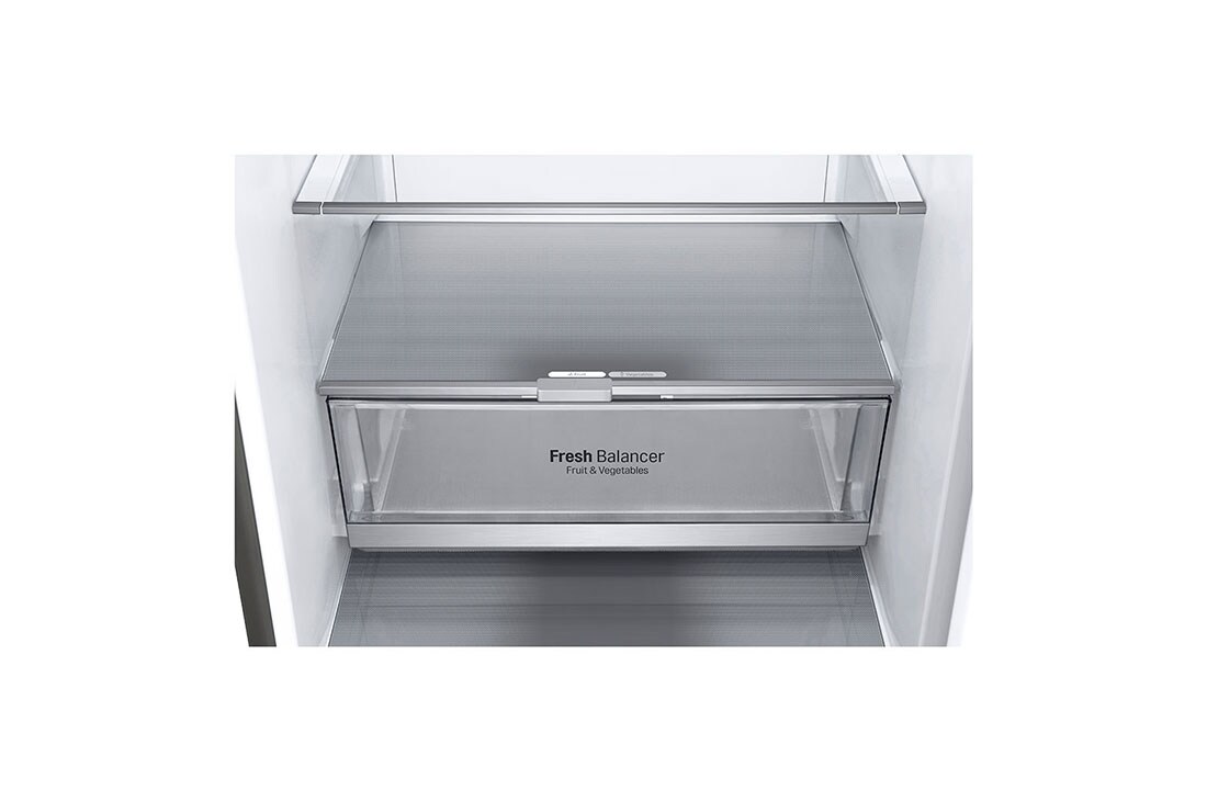 LG 1.86M 341L Kombiskap(Shiny Steel) - Energiklasse E, Door Cooling™, GBB71PZEZN, thumbnail 6