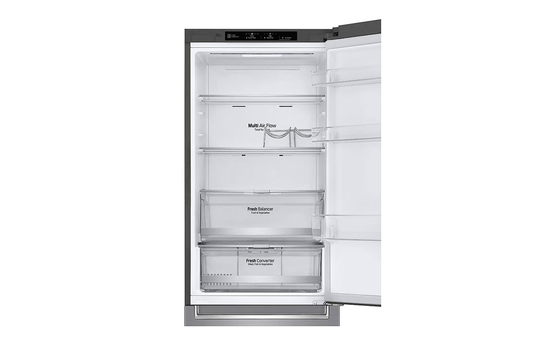 LG 1.86M 341L Kombiskap(Shiny Steel) - Energiklasse E, Door Cooling™, GBB71PZEZN, thumbnail 9