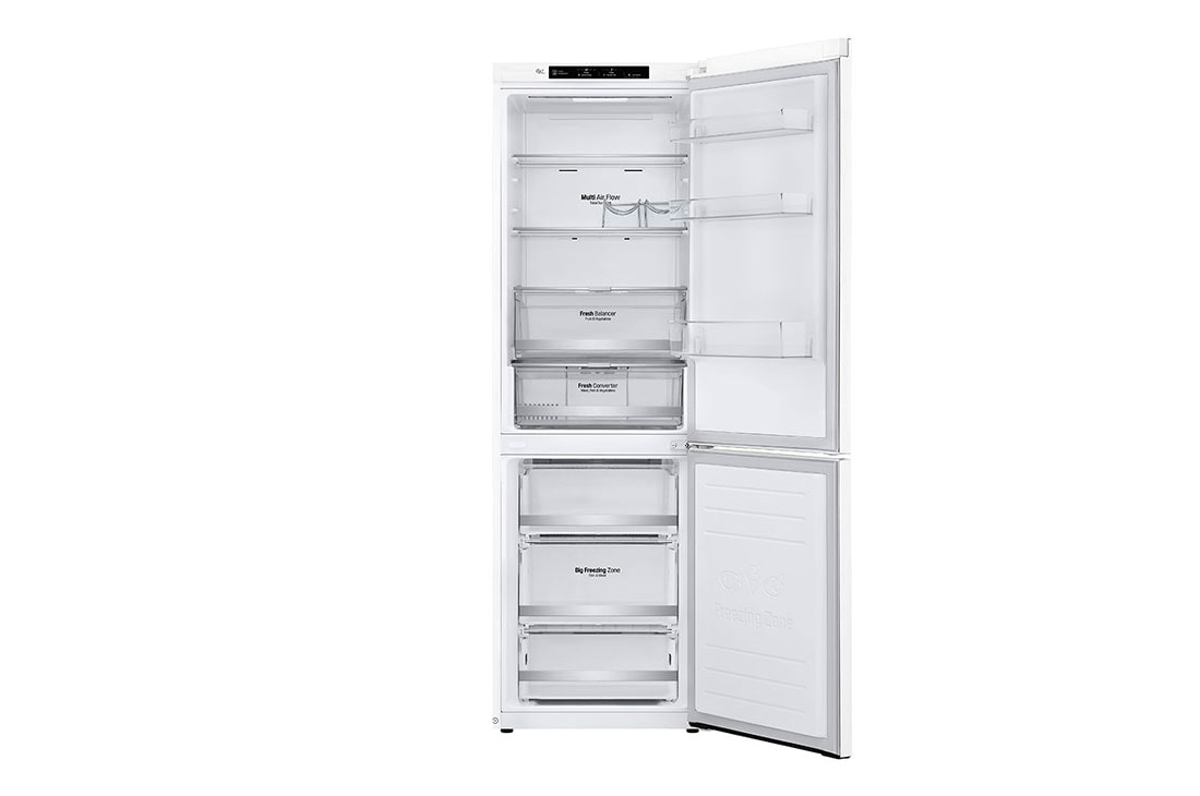 LG 1.86M 341L Kombiskap(Hvit) - Energiklasse E, Door Cooling™, GBB71SWEZN, thumbnail 3