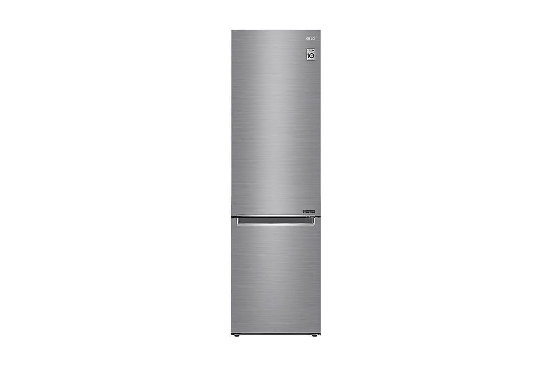 LG 2.03M 384L Kombiskap(Shiny Steel) - Energiklasse D, Door Cooling™ , GBB62PZGFN