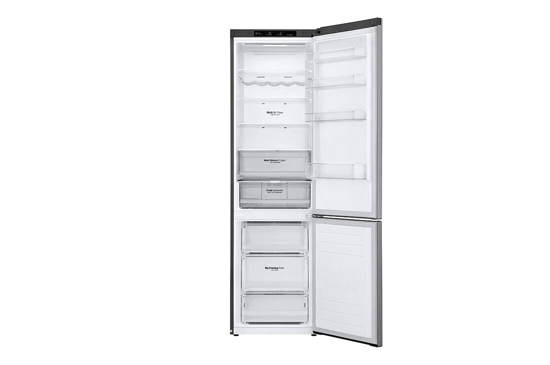 LG 2.03M 384L Kombiskap(Shiny Steel) - Energiklasse D, Door Cooling™ , GBB62PZGFN, thumbnail 2