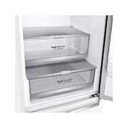 LG 1.86M 341L Kombiskap(Hvit) - Energiklasse E, Door Cooling™ og Smart Diagnosis™ med Wi-Fi, GBB71SWDZN, thumbnail 4