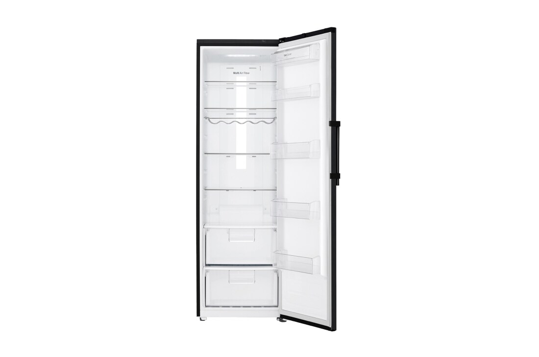 LG 375L Frittstående kjøleskap (Matte Black) - Energiklasse F, Moist Balance Crisper™ og Smart Diagnosis™ med Wi-Fi, GL5241MCJZ1, thumbnail 2