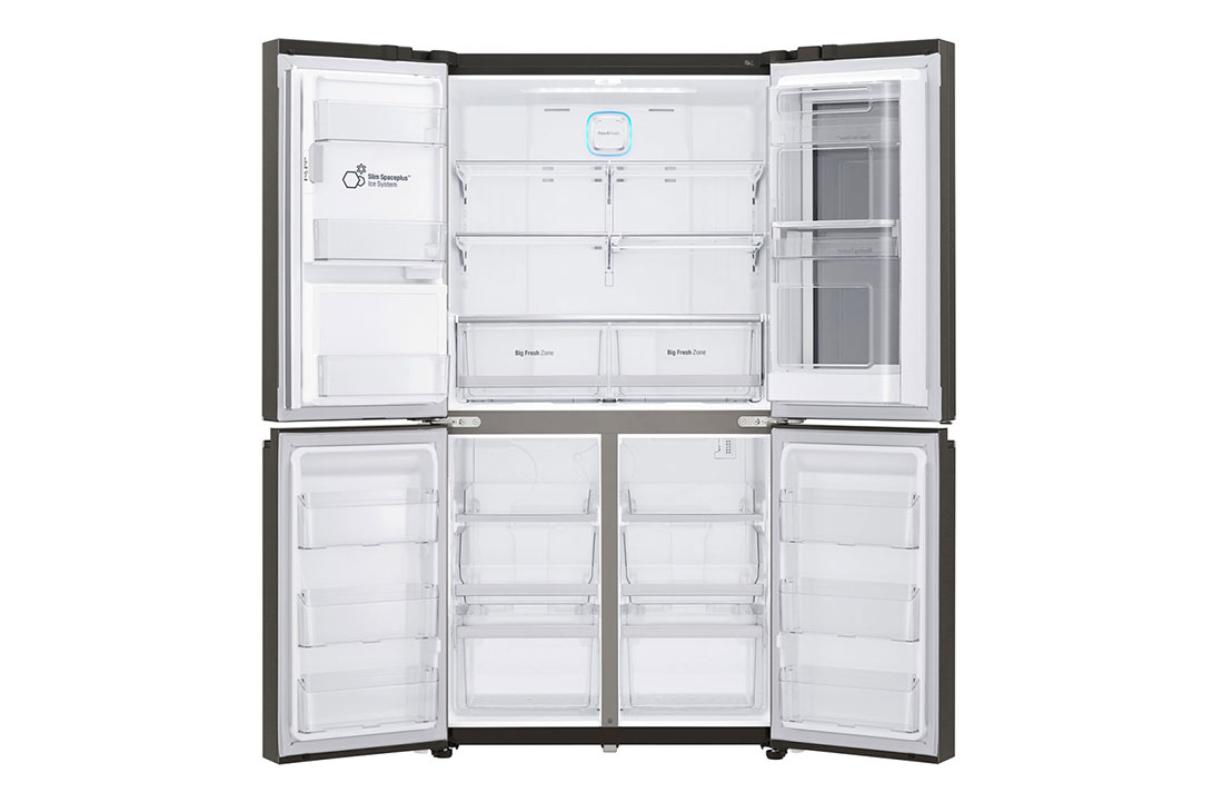 LG 571L InstaView Door in Door French Door (Black) Vann/isdispenser med vanntilkobling og Smart Diagnosis™ med Wi-Fi, GMX936SBHV, thumbnail 12