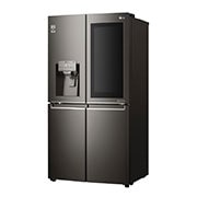 LG 571L InstaView Door in Door French Door (Black) Vann/isdispenser med vanntilkobling og Smart Diagnosis™ med Wi-Fi, GMX936SBHV, thumbnail 3
