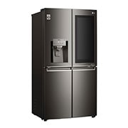 LG 571L InstaView Door in Door French Door (Black) Vann/isdispenser med vanntilkobling og Smart Diagnosis™ med Wi-Fi, GMX936SBHV, thumbnail 4