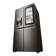 LG 571L InstaView Door in Door French Door (Black) Vann/isdispenser med vanntilkobling og Smart Diagnosis™ med Wi-Fi, GMX936SBHV, thumbnail 6