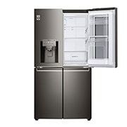 LG 571L InstaView Door in Door French Door (Black) Vann/isdispenser med vanntilkobling og Smart Diagnosis™ med Wi-Fi, GMX936SBHV, thumbnail 7