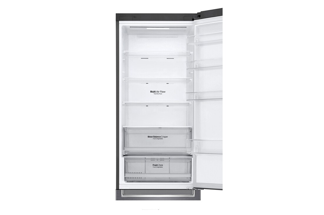 LG 2.03M 384L Kombiskap(Dark Silver) - Energiklasse E, Door Cooling™ og Smart Diagnosis™ med Wi-Fi, GBB62DSHZN, thumbnail 5
