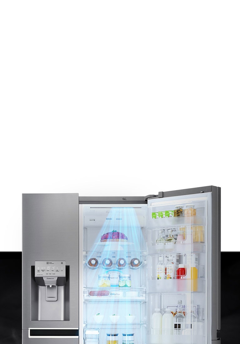 Opp til 32%* raskere kjøling og jevnere kjøling. Overalt