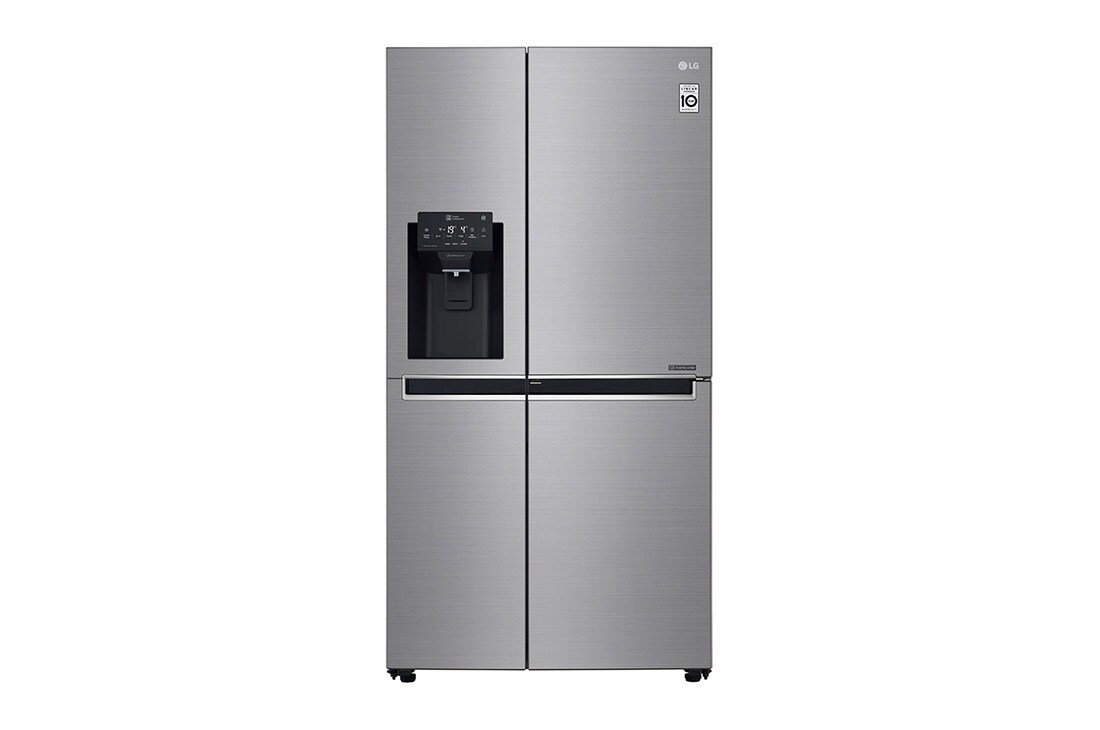 LG 625L Door in Door™ Side by Side (Shiny Steel) - Energiklasse F, Vann/isdispenser uten vanntilkobling og Smart Diagnosis™ med Wi-Fi, GSJ761PZZZ