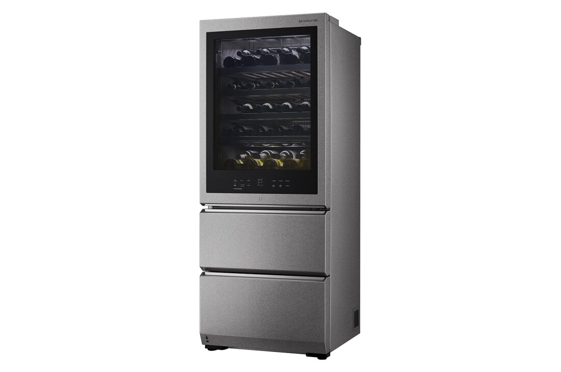 LG SIGNATURE - 420L InstaView Door in Door™ Wine Cellar (Noble Steel) - Energiklasse E, 65 vinflasker og Smart Diagnosis™ med Wi-Fi, LSR200W, thumbnail 8