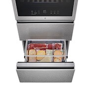 LG SIGNATURE - 420L InstaView Door in Door™ Wine Cellar (Noble Steel) - Energiklasse E, 65 vinflasker og Smart Diagnosis™ med Wi-Fi, LSR200W, thumbnail 5