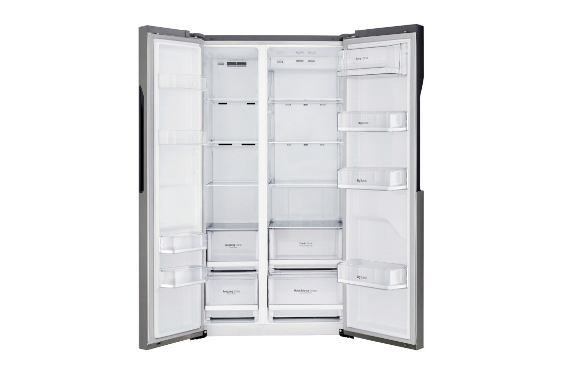 LG 626L Side by Side (Mørkegrå) - Energiklasse F og Smart Diagnosis™, GSB360BASZ, thumbnail 2