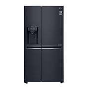 LG 625L Door in Door™ Side by Side (Matte Black) - Energiklasse F, Vann/isdispenser uten vanntilkobling og Smart Diagnosis™ med Wi-Fi, GSJ761MCUZ, thumbnail 2