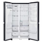 LG 625L Door in Door™ Side by Side (Matte Black) - Energiklasse F, Vann/isdispenser uten vanntilkobling og Smart Diagnosis™ med Wi-Fi, GSJ761MCUZ, thumbnail 5