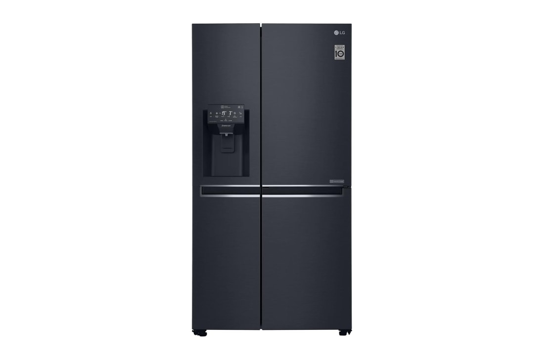 LG 625L Door in Door™ Side by Side (Matte Black) - Energiklasse F, Vann/isdispenser uten vanntilkobling og Smart Diagnosis™ med Wi-Fi, GSJ761MCUZ, thumbnail 2