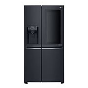 LG 625L InstaView Door in Door™ Side by Side (Matte Black), Energiklasse F, Vann/isdispenser uten vanntilkobling, Smart Diagnosis™ med Wi-Fi, GSX961MCCZ, thumbnail 2