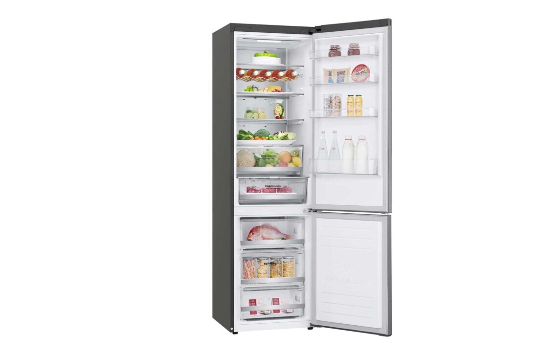 LG 2.03M 384L Kombiskap(Shiny Steel) - Energiklasse D, Door Cooling™ og Smart Diagnosis™ med Wi-Fi, GBB72PZUFN, thumbnail 10