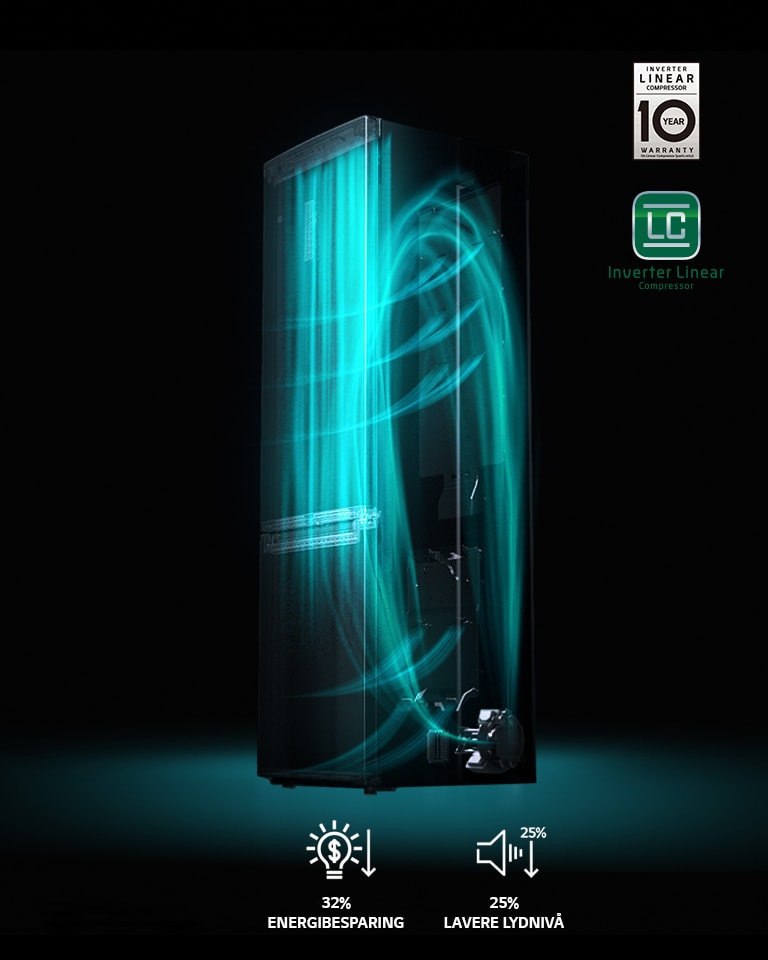 10 års garanti på Linear Compressor 2