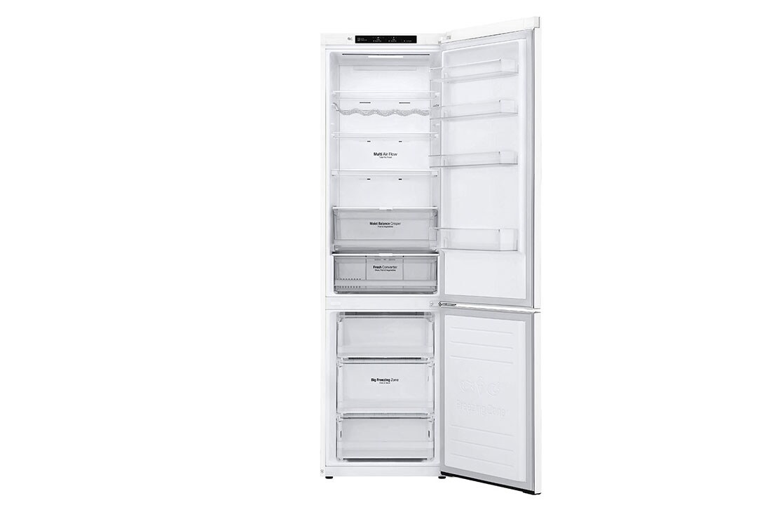 LG 2.03M 384L Kombiskap(Hvit) - Energiklasse D, Door Cooling™ , GBB62SWGFN, thumbnail 2