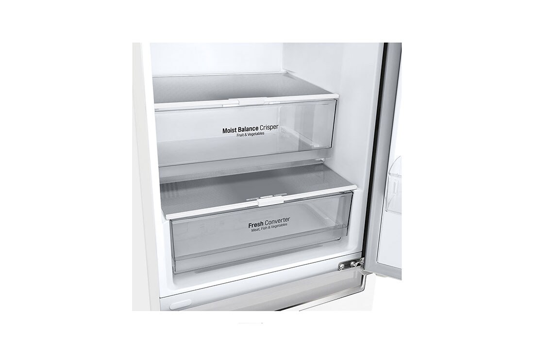 LG 2.03M 384L Kombiskap(Hvit) - Energiklasse D, Door Cooling™ , GBB62SWGFN, thumbnail 4