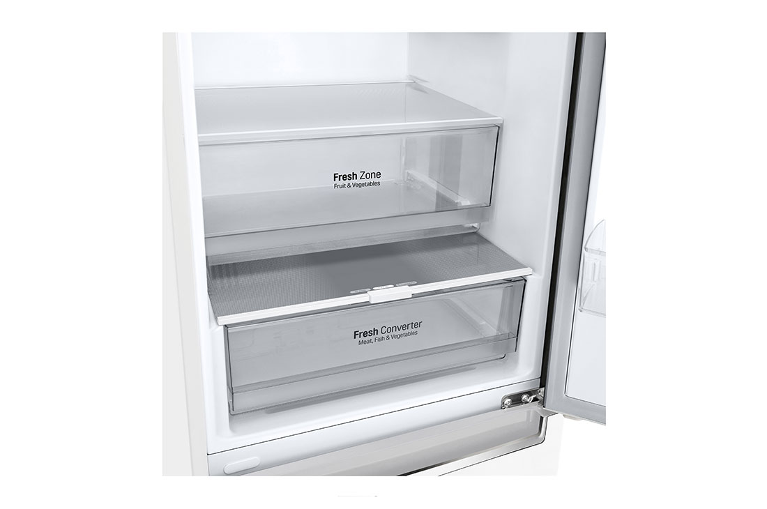 LG 2.03M 384L Kombiskap(Hvit) - Energiklasse D, Door Cooling™ , GBP62SWNFN, thumbnail 4