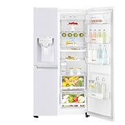 LG 625L Side by Side (Hvit) - Energiklasse F, Vann/isdispenser uten vanntilkobling og Smart Diagnosis™ med Wi-Fi, GSL761SWYV, thumbnail 10