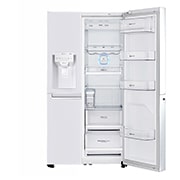 LG 625L Side by Side (Hvit) - Energiklasse F, Vann/isdispenser uten vanntilkobling og Smart Diagnosis™ med Wi-Fi, GSL761SWYV, thumbnail 4