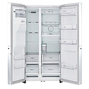 LG 625L Side by Side (Hvit) - Energiklasse F, Vann/isdispenser uten vanntilkobling og Smart Diagnosis™ med Wi-Fi, GSL761SWYV, thumbnail 5