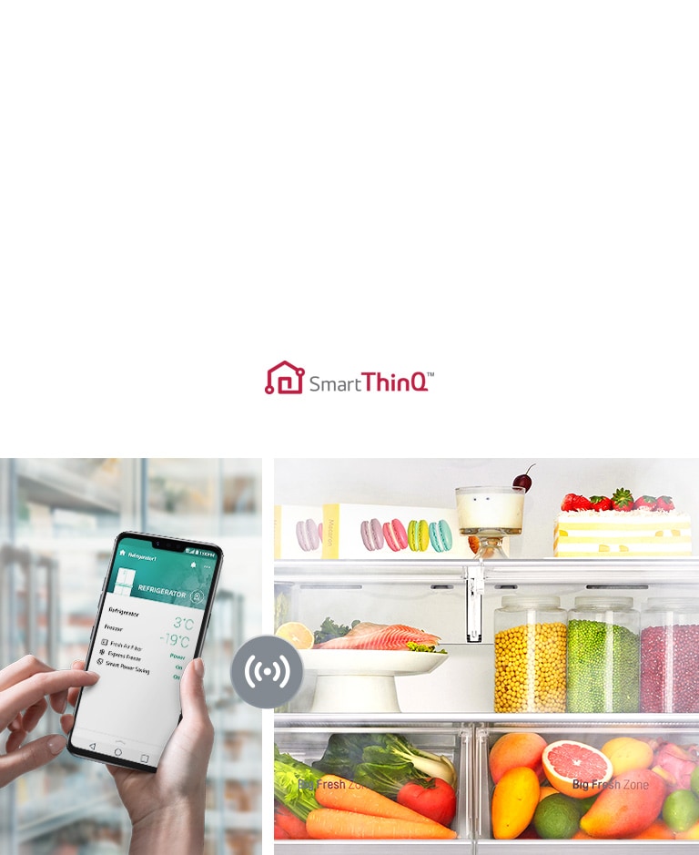 Sjekk nøkkelfunksjonene i kjøleskapet hvor som helst2