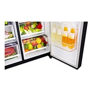 LG 625L Side by Side (Matte Black) - Energiklasse F, Vann/isdispenser uten vanntilkobling og Smart Diagnosis™ med Wi-Fi, GSL761MCXV, thumbnail 4