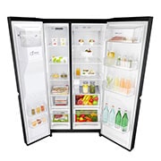 LG 625L Side by Side (Matte Black) - Energiklasse F, Vann/isdispenser uten vanntilkobling og Smart Diagnosis™ med Wi-Fi, GSL761MCXV, thumbnail 12