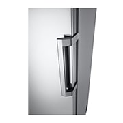 LG 324L Frittstående fryseskap (Shiny Steel) - Energiklasse E, Total No Frost, Express Freeze, handle, GFT41PZGSZ, thumbnail 4