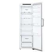 LG 386L Frittstående kjøleskap (hvit) - Energiklasse E, Door Cooling™, LINEARCooling™, Moist Balance Crisper ™, Front, åpent, GLT51SWGSZ, thumbnail 3